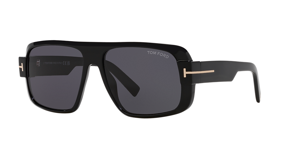 Tom Ford FT1101 XXL (58 - 15) with Grey lenses and Black frame