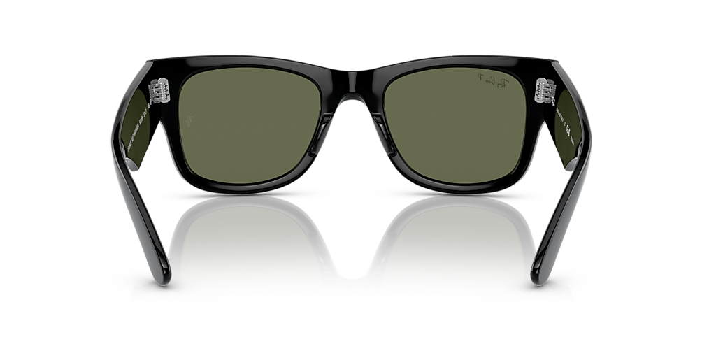 Ray-Ban Mega Wayfarer M (51 - 21) with Green lenses and Black