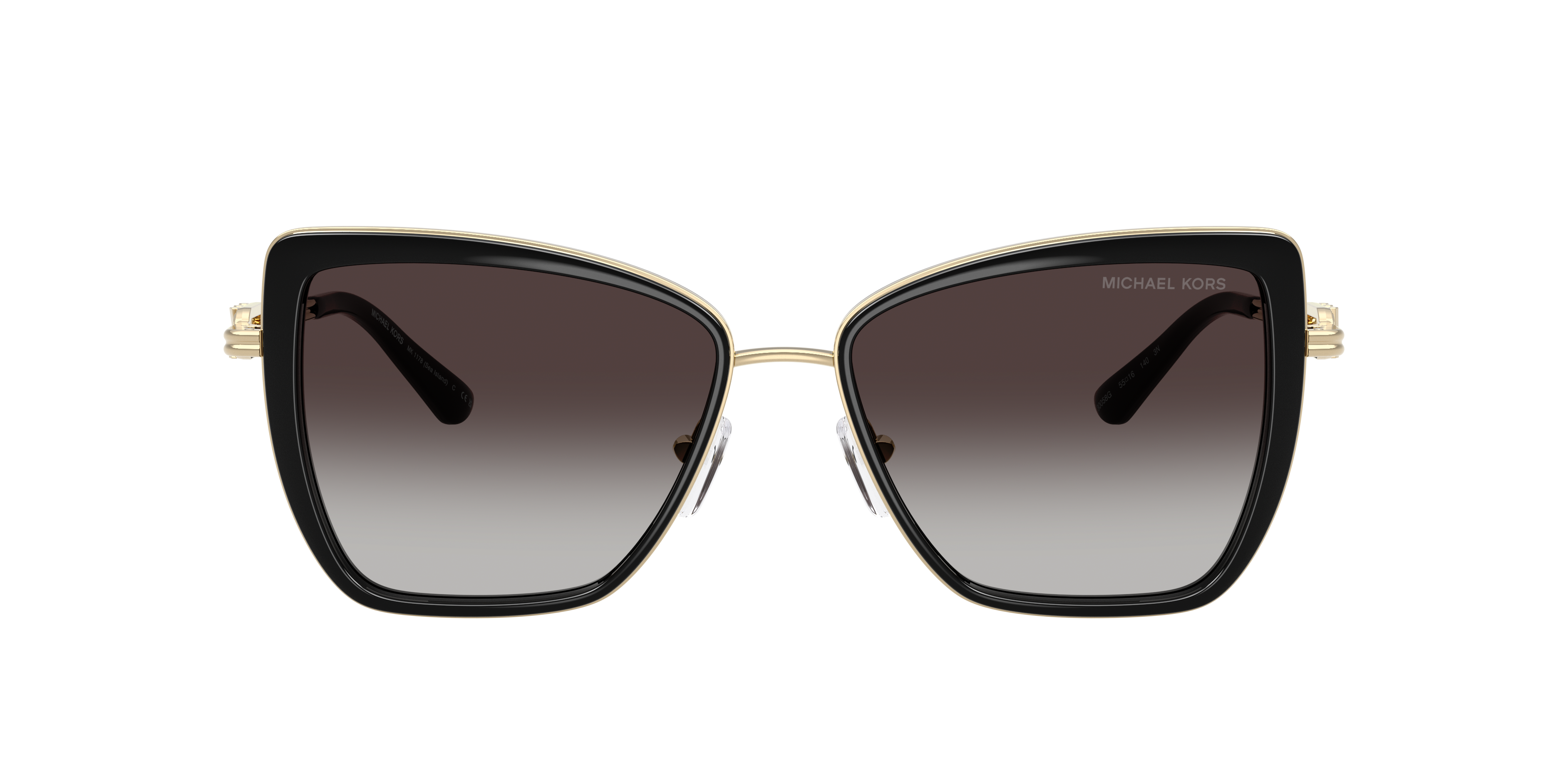 Michael Kors Sea Island XL (55 - 16) with Grey lenses and Black