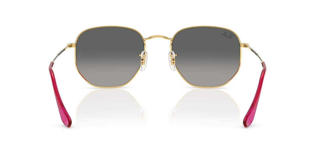 Ray-Ban Hexagonal Flat Lenses M (51 - 21) with Grey lenses and