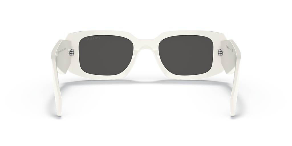 Prada PR 17WS S (49 - 20) with Grey lenses and White frame
