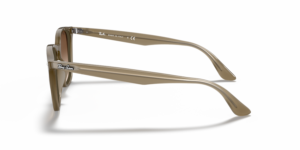 Ray-Ban RB4258 L (52 - 20) with Brown lenses and Beige frame