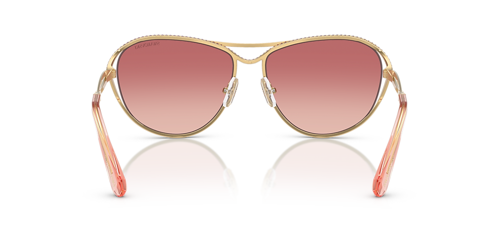 Swarovski SK7028 L (59 - 15) with Pink lenses and Gold frame