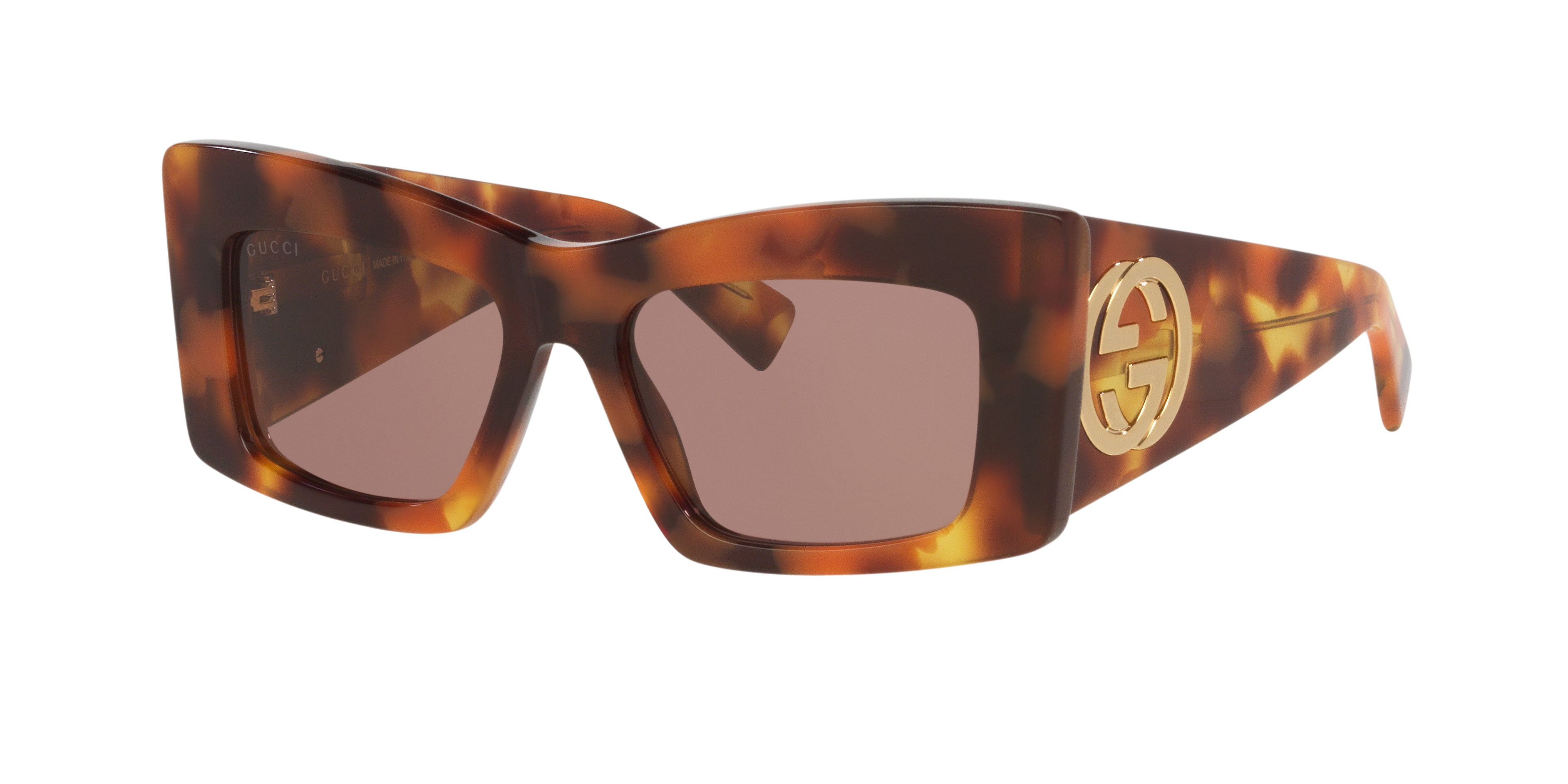 Gucci GG1842S S (53 - 17) with Violet lenses and Tortoise frame