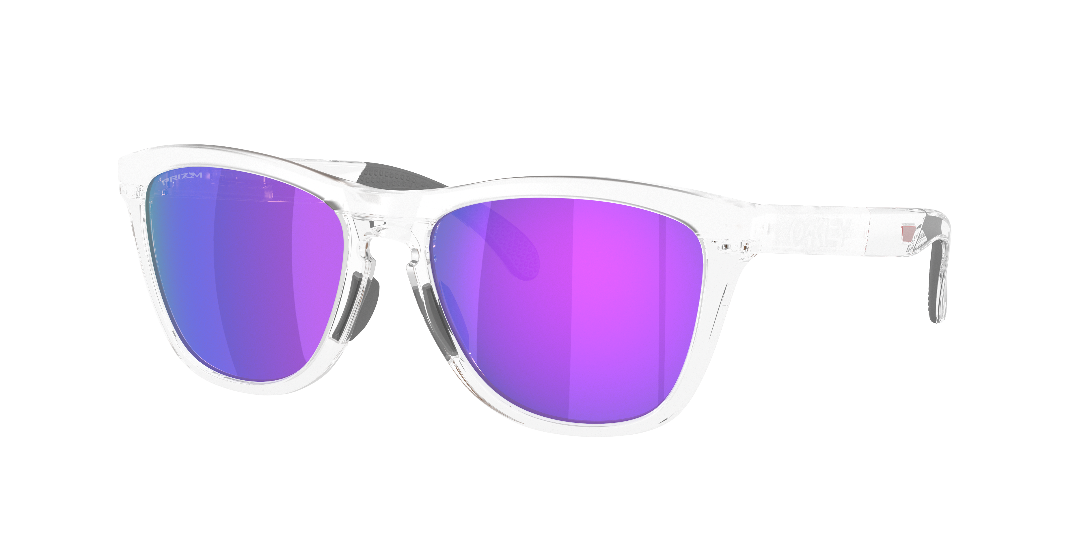 Oakley Unisex Sunglass Frogskins™ Range XL -  Frame color: Matte Clear, Lens color: Prizm Violet