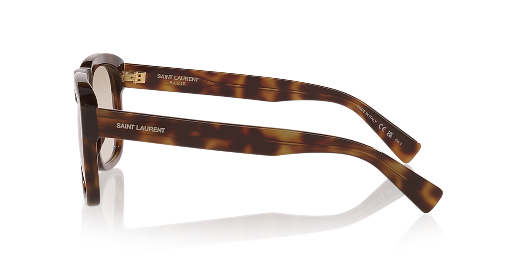 Saint Laurent SL 558 L (57 - 19) with Brown lenses and Tortoise