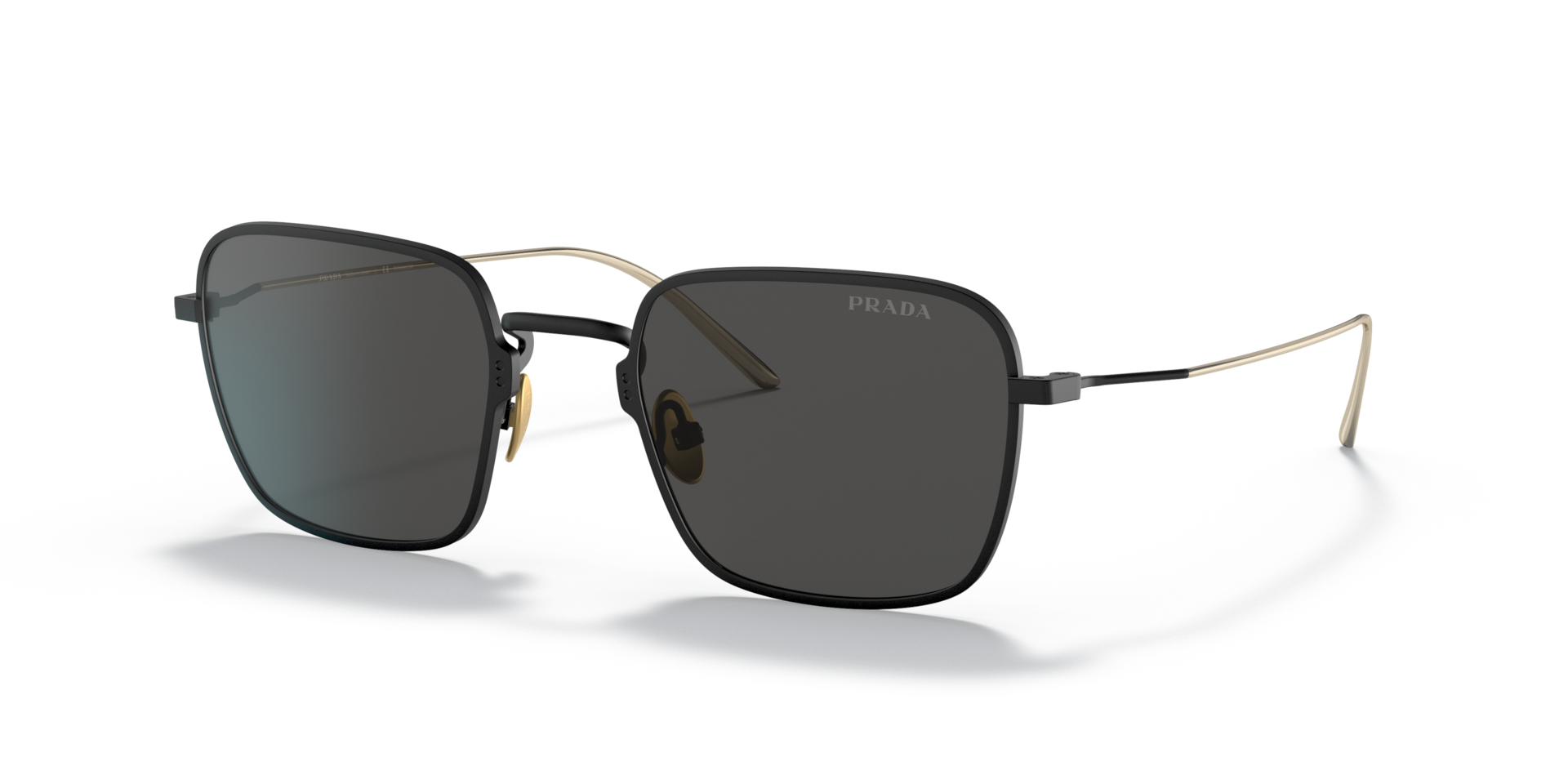 Prada PR 54WS M (52 - 22) with Grey lenses and Black frame
