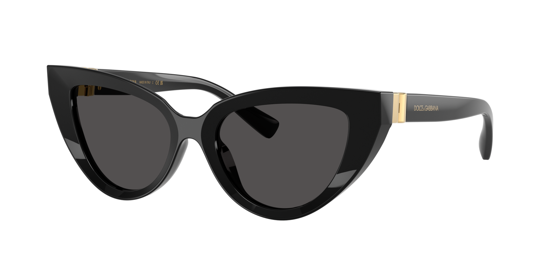 Dolce&Gabbana DG4497 S (52 - 18) with Grey lenses and Black frame