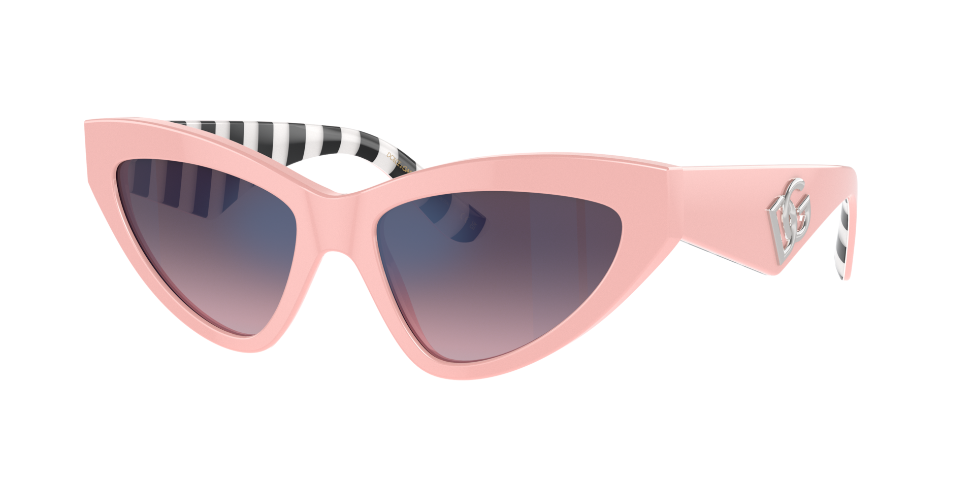 Dolce&Gabbana Frau Sunglass DG4439 - Rahmenfarbe: Rosa, Linsenfarbe: Rosa Verlauf Grau verspiegelt Blau