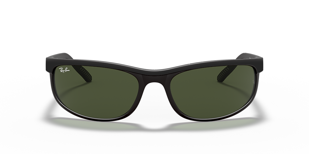 Ray-Ban Predator 2 XXL (62 - 19) with Green lenses and Black frame