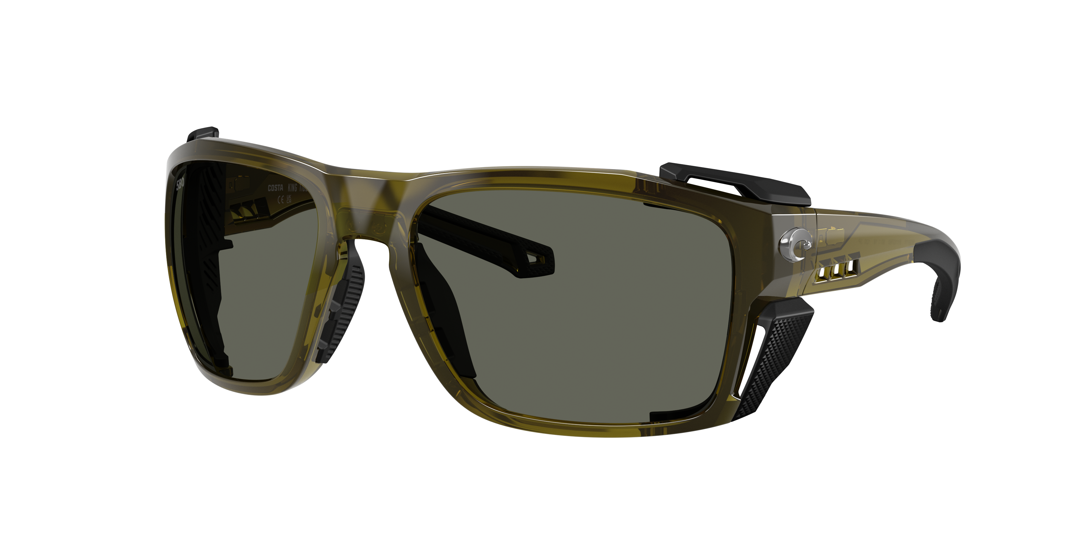 Costa Man Sunglass King Tide 8 -  Frame color: Seagrass, Lens color: Gray