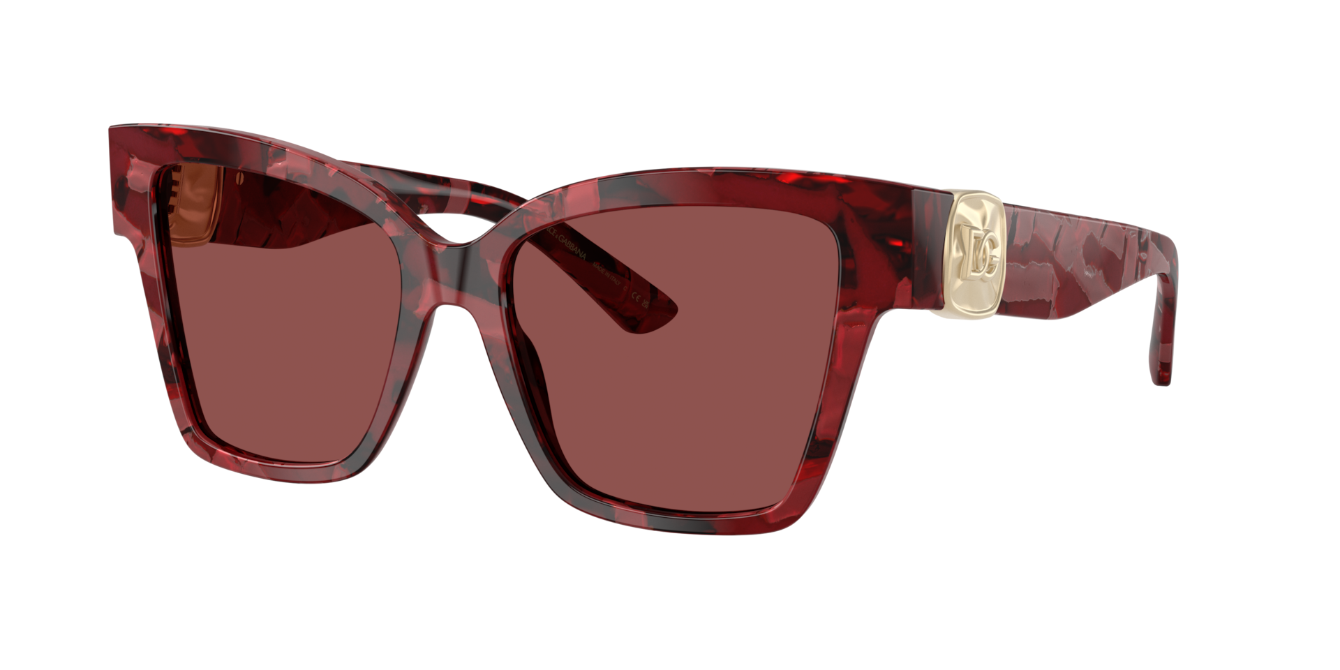 Dolce&Gabbana Woman Sunglass DG4470 -  Frame color: Pearl Havana Red, Lens color: Dark Violet