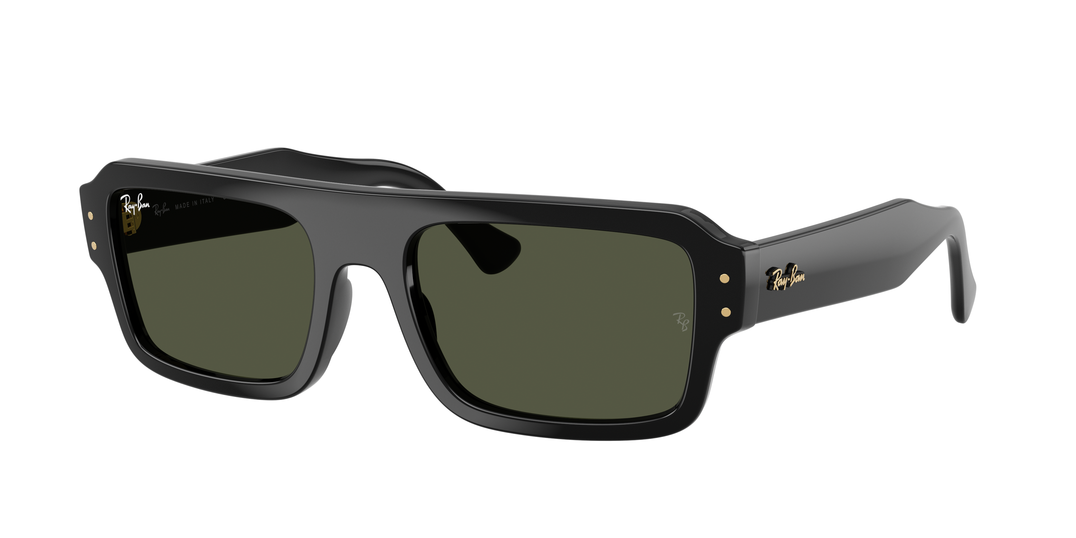 Ray-Ban Flacko Bio-Based XL (56 - 20) with Green lenses and Black