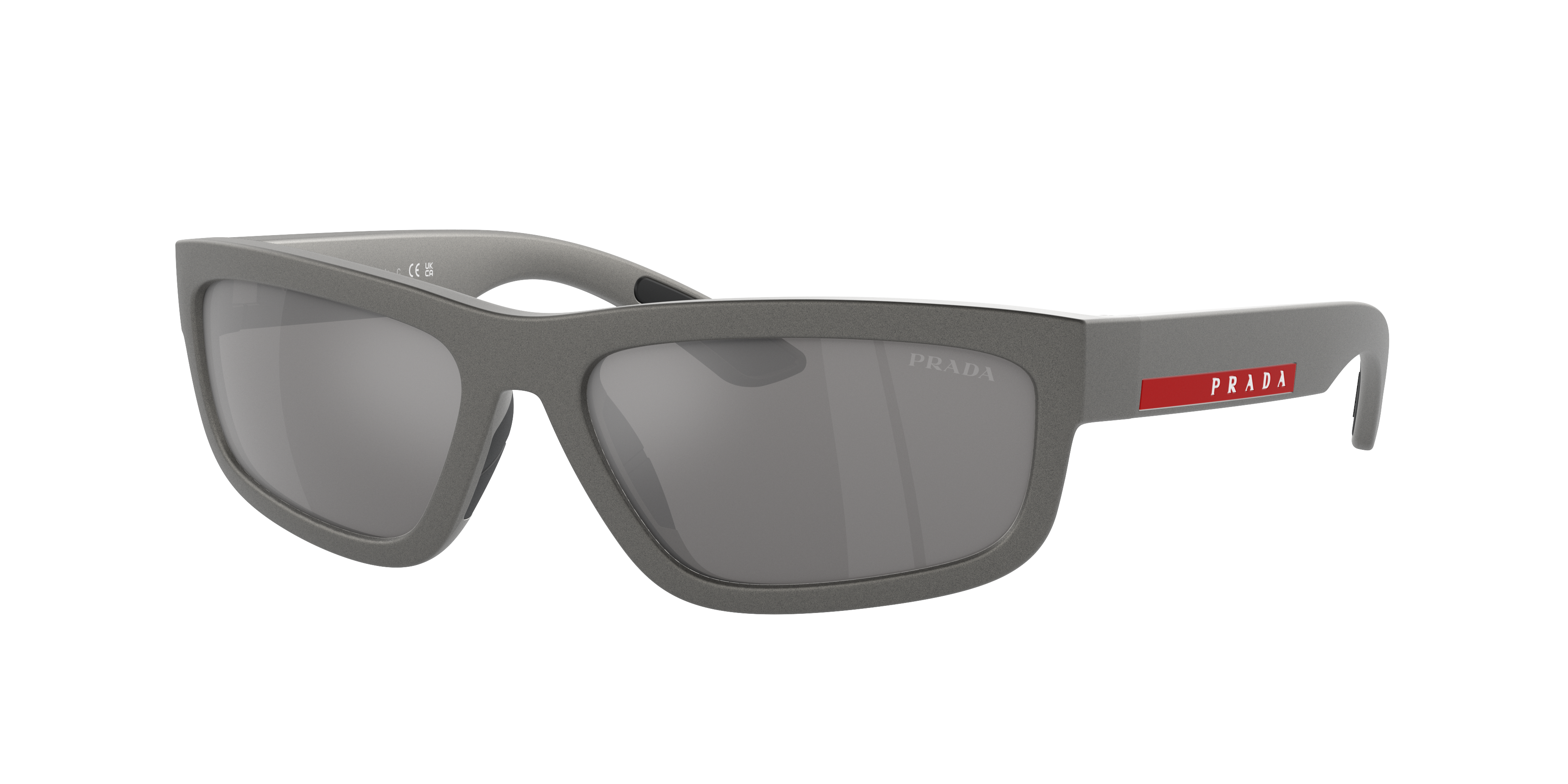 PRADA ビスチェ グレー Prada Linea Rossa PS 05ZS XL (59 - 17) with Silver lenses and Grey