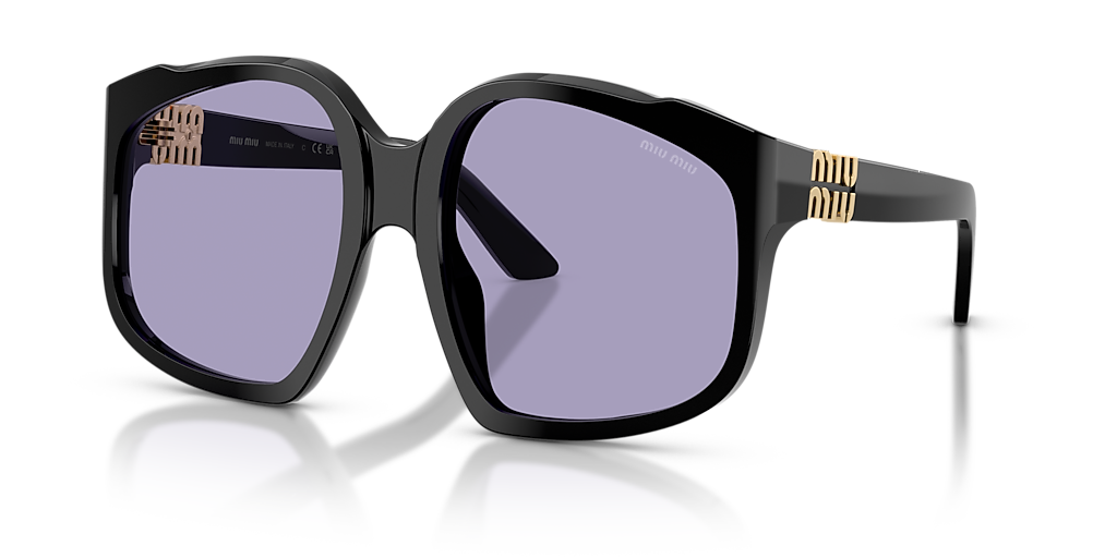 Miu Miu MU A07S L (59 - 19) with Violet lenses and Black frame