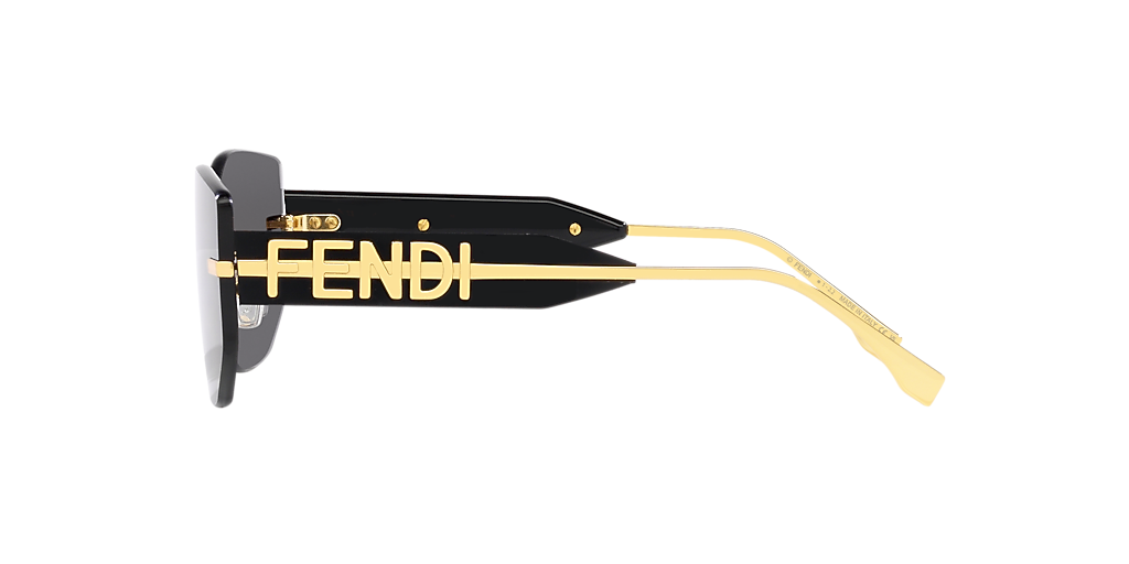 Fendi FE40066U XL (99 - 199) with Grey lenses and Gold frame