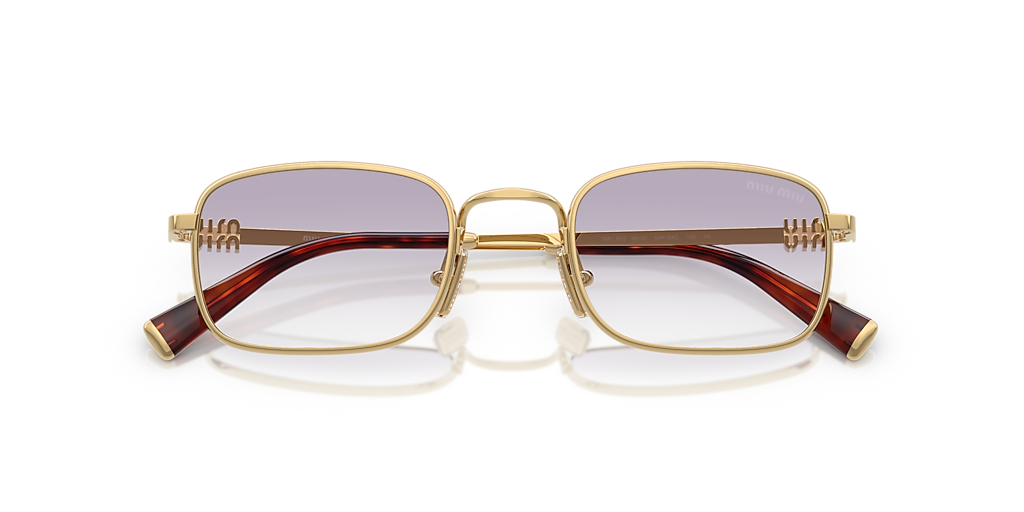 Miu Miu MU A53S S (49 - 22) with Grey lenses and Gold frame