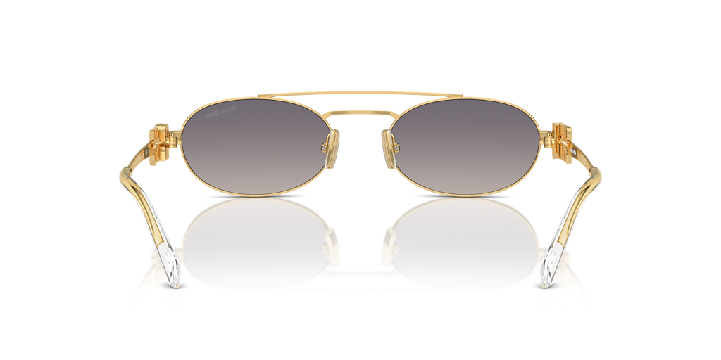 Miu Miu MU 54ZS M (53 - 19) with Grey lenses and Gold frame  display picture 2
