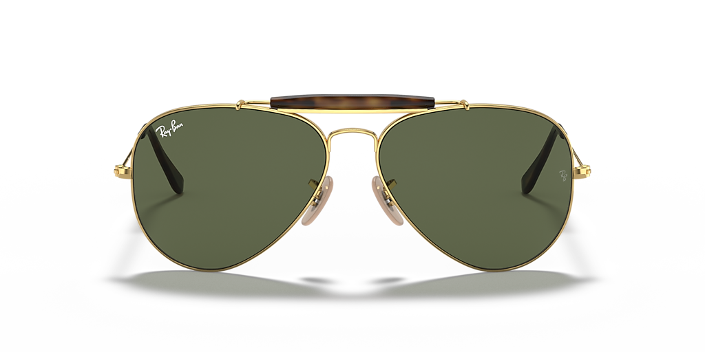 Ray-Ban Outdoorsman Havana Collection XXL (62 - 14) with Green