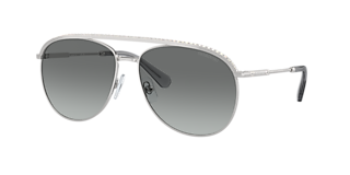 Swarovski SK7005 L (58 - 15) with Grey lenses and Silver frame