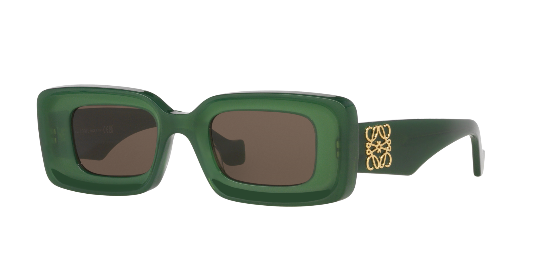 Loewe Lw40101I XXS (46 - 22) with Brown lenses and Green frame