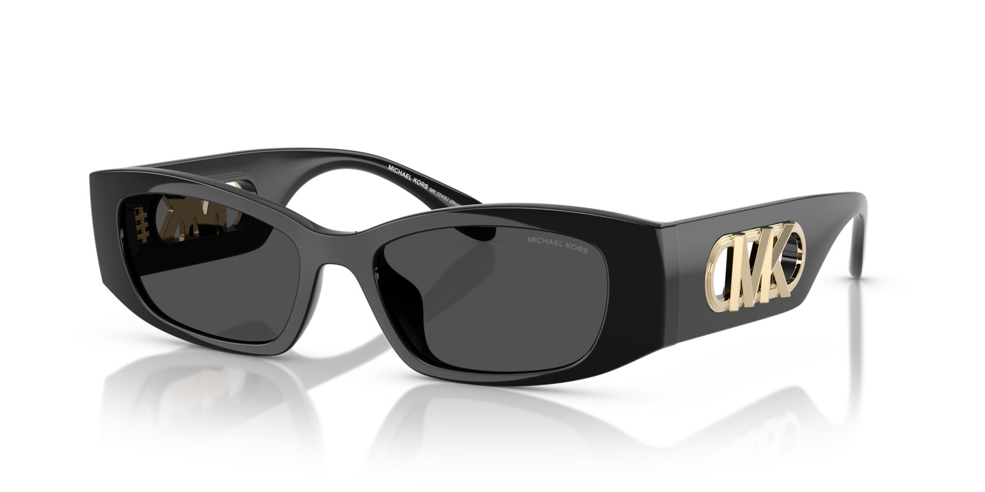 Michael Kors Rhodes L (52 - 17) with Grey lenses and Black frame