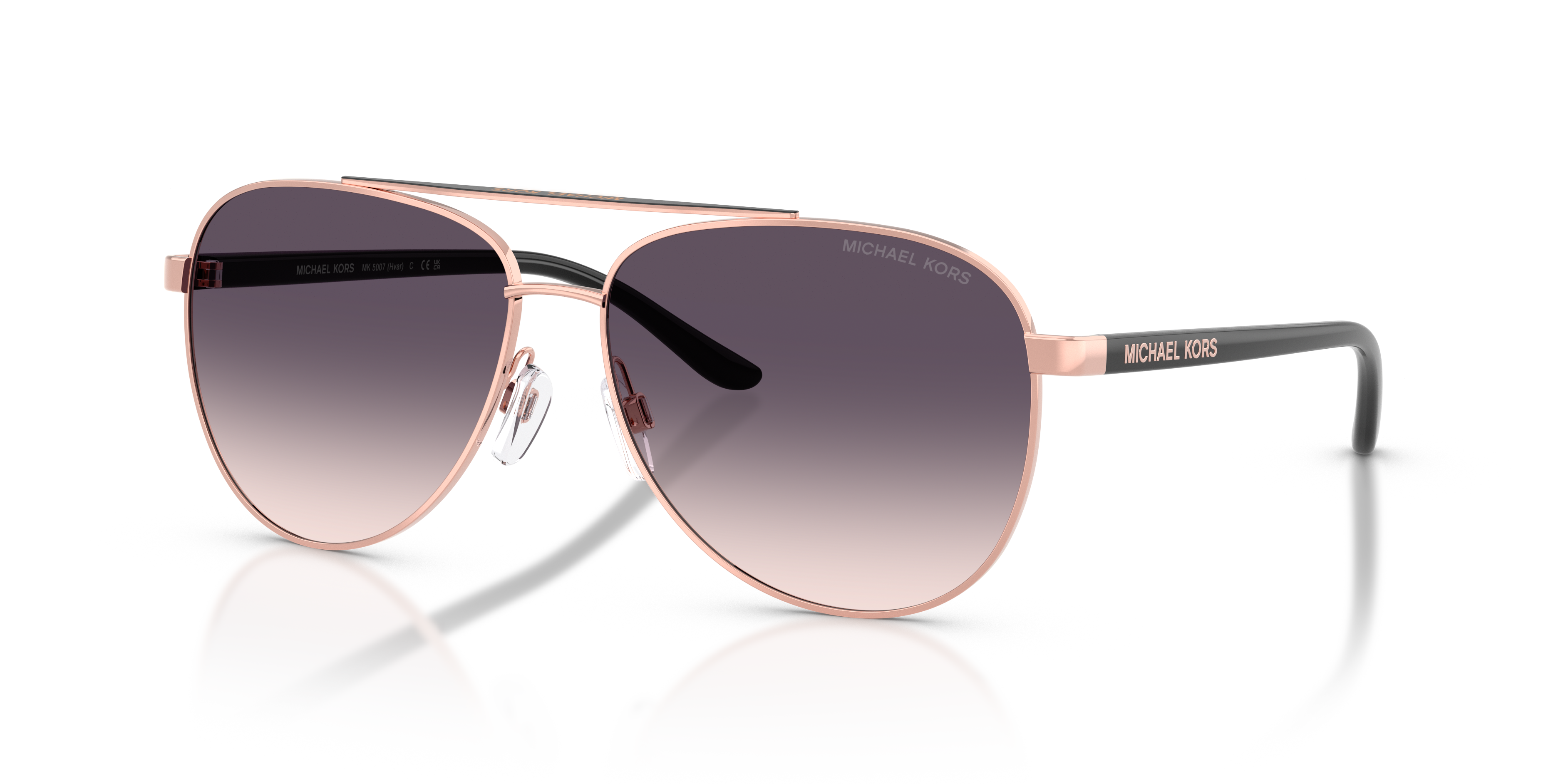 Michael Kors Hvar L (59 - 14) with Grey lenses and Pink frame