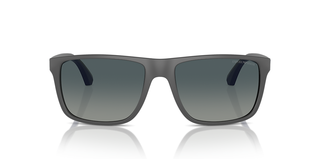 Emporio Armani EA4033 L (56 - 17) with Blue lenses and Grey frame