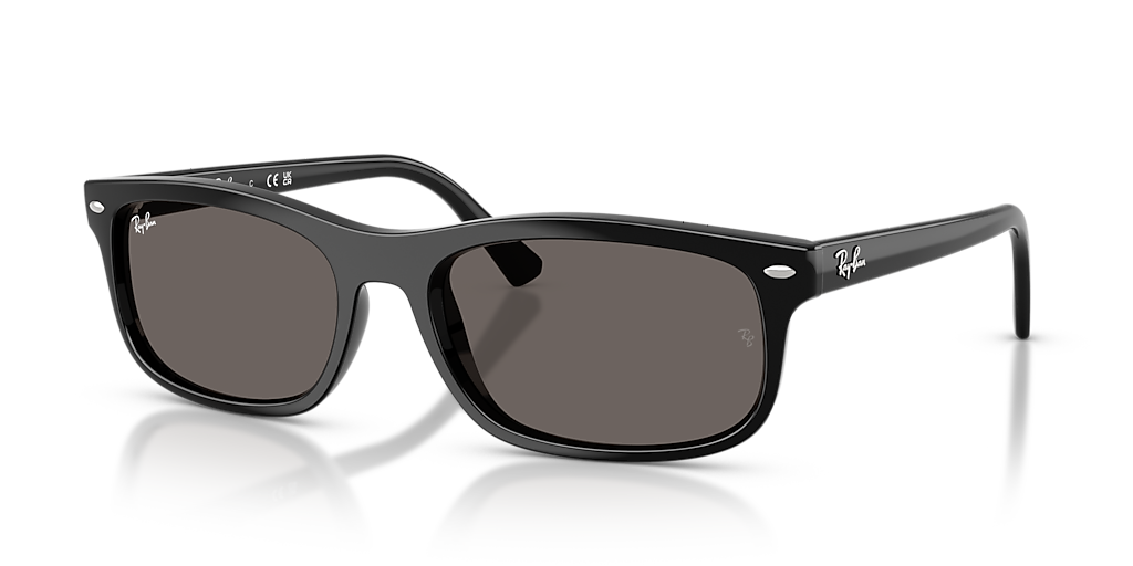 Ray-Ban RB2224 XL (57 - 20) with Grey lenses and Black frame
