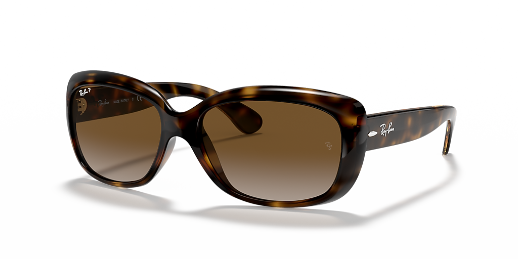 Ray-Ban RB4101F 710/T5 サングラス　べっ甲 Ray-Ban Jackie Ohh M (58 - 17) with Brown lenses and Tortoise