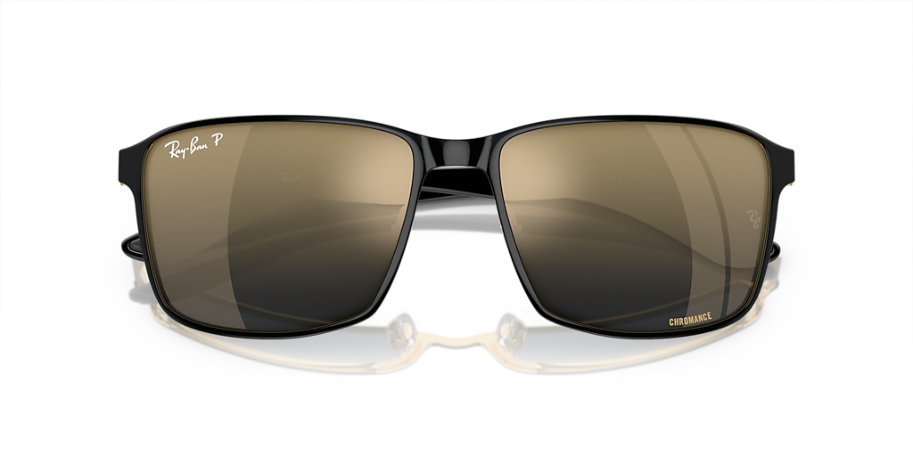Ray-Ban RB3721 Polarized+ Lenses XXL (59 - 17) with Blue lenses