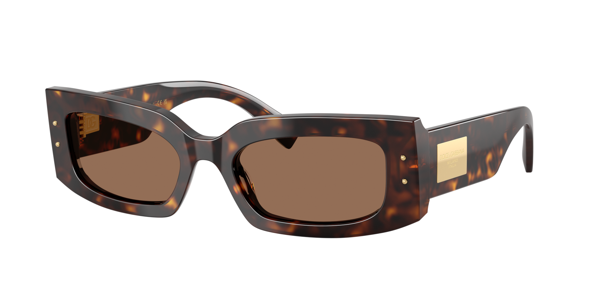 Dolce&Gabbana Frau Sunglass DG4479 - Rahmenfarbe: Havana, Linsenfarbe: Dunkelbraun