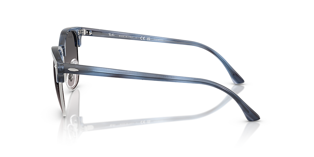 Ray-Ban Clubmaster L (51 - 21) with Grey lenses and Blue frame