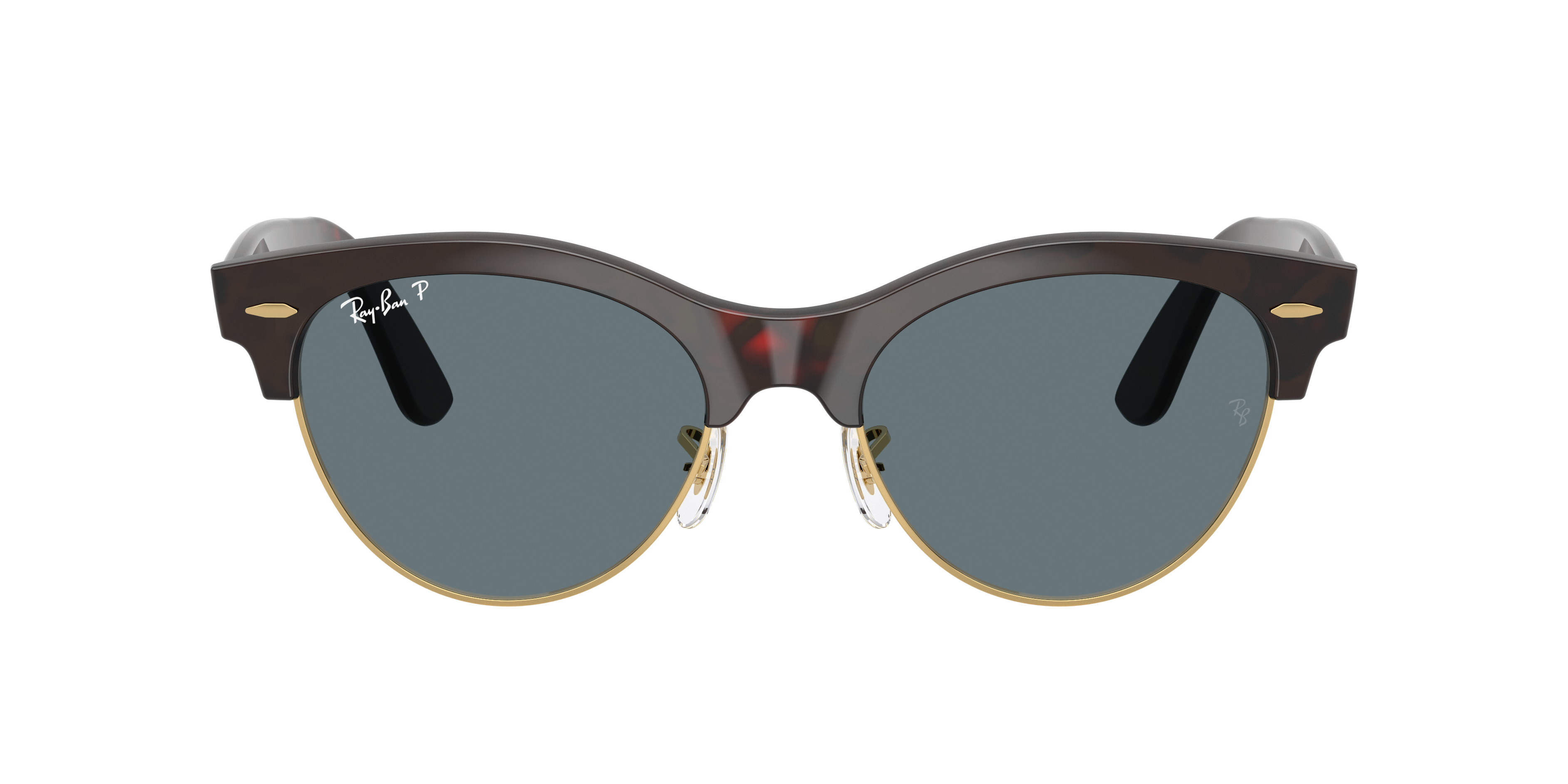 Ray-Ban Clubmaster Way L (54 - 19) com Lentes Azul e Armação