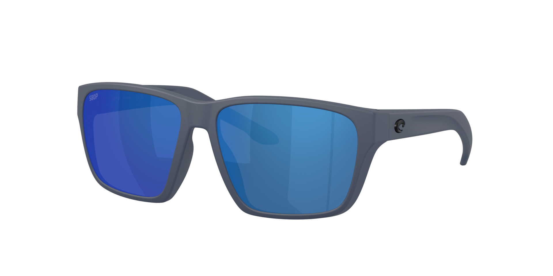 Costa Del Mar Next Gen Rizzler Men's Netplus Midnight Blue Frame Blue Mirror 580P Polarized Lens Sunglasses 06S9141-91410655