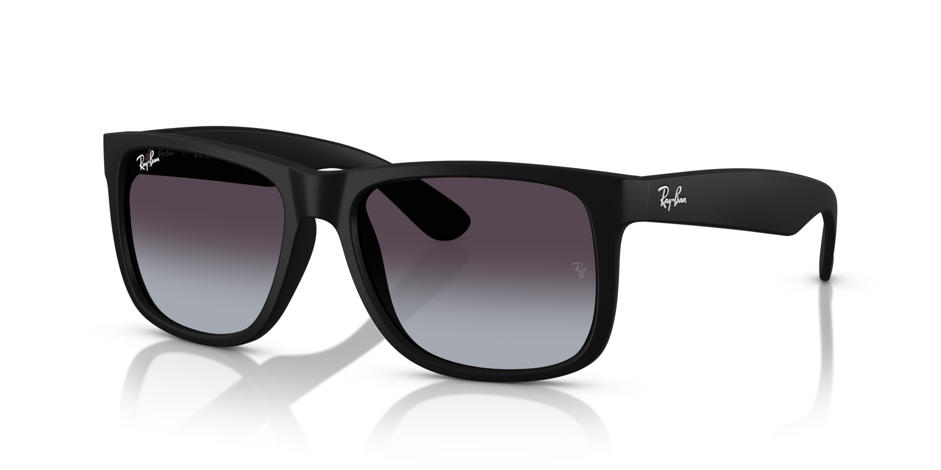 Ray-Ban Justin Classic S (54 - 16) with Grey lenses and Black
