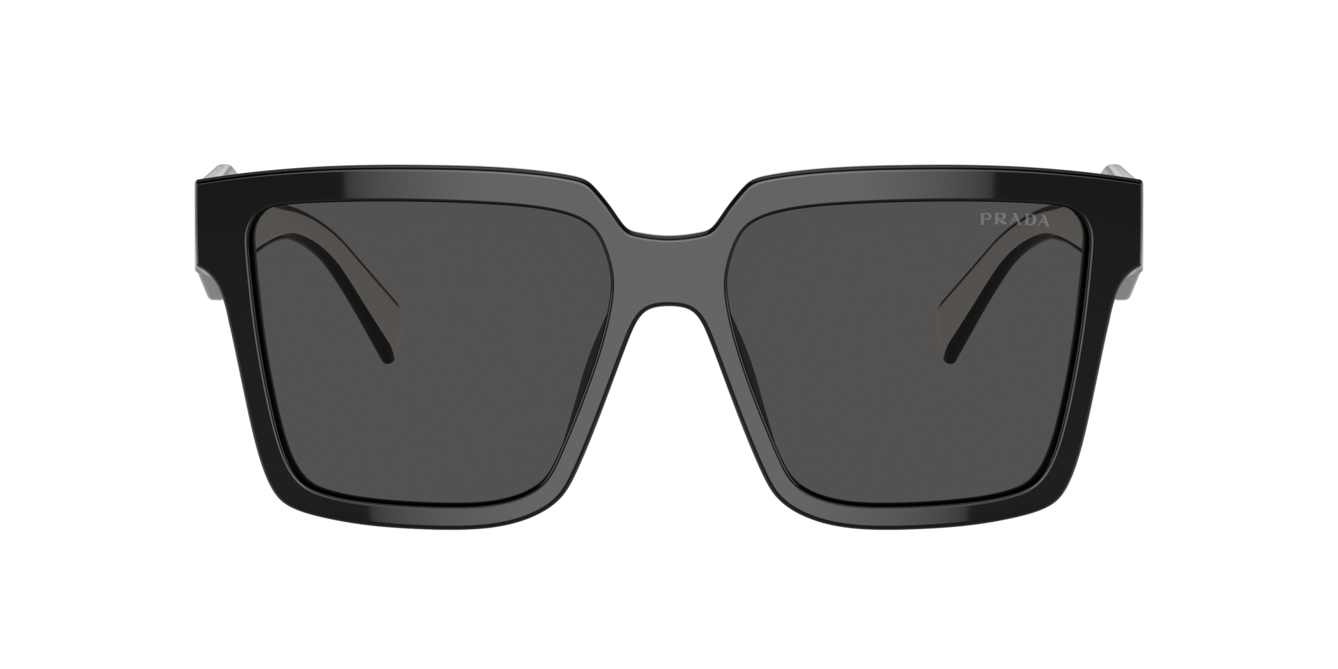 Prada PR 24ZS M (56 - 16) with Grey lenses and Black frame