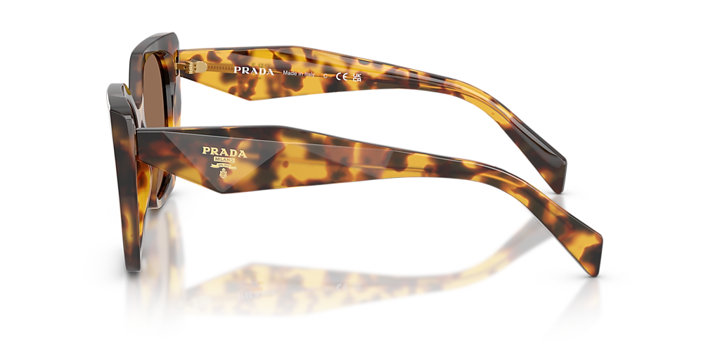 Prada PR 19ZS M (55 - 17) with Brown lenses and Tortoise frame