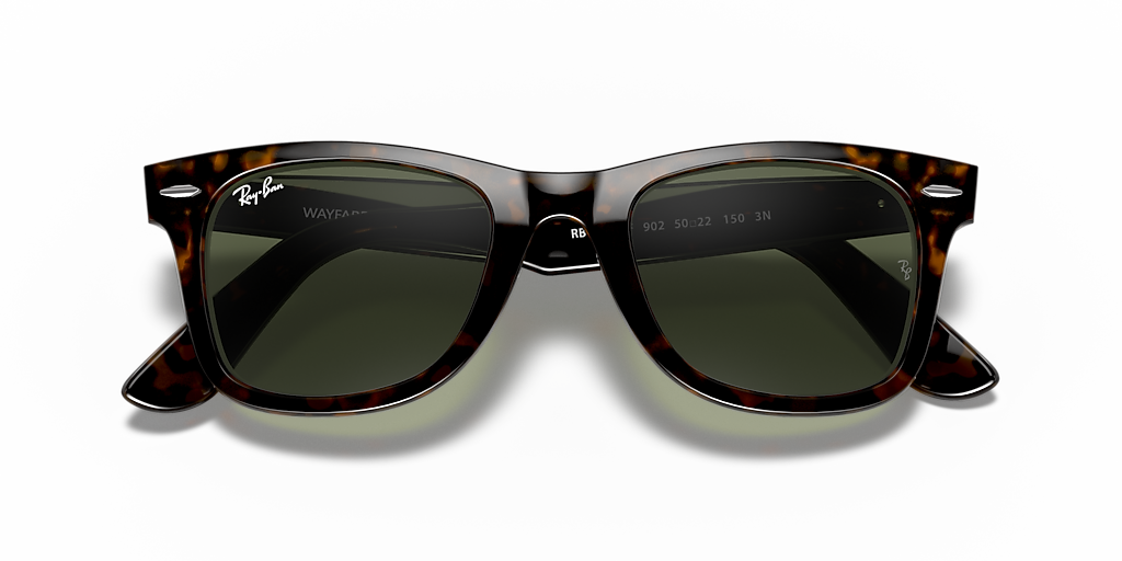 Ray-Ban Original Wayfarer Classic L (52 - 22) with Green lenses