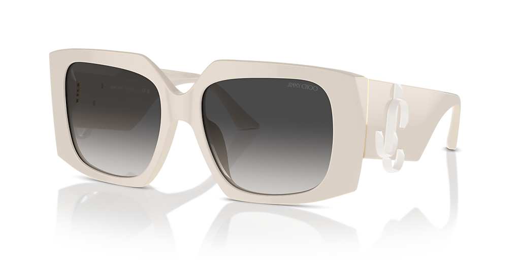 Jimmy Choo JC5006U M (55 - 17) with Grey lenses and White frame