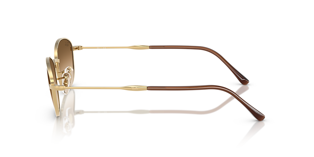 Ray-Ban RB3749 XXL (58 - 18) with Brown lenses and Gold frame