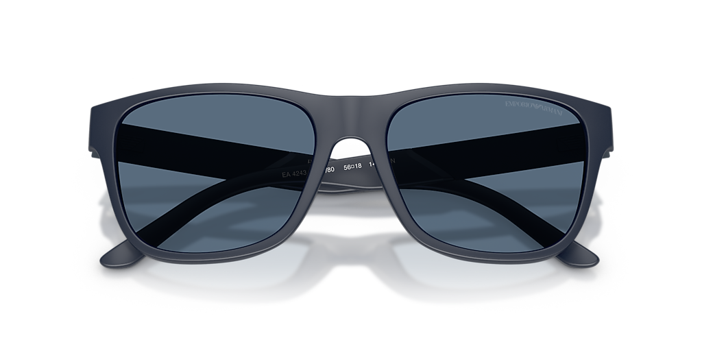 Emporio Armani EA4243 XL (56 - 18) with Blue lenses and Blue frame