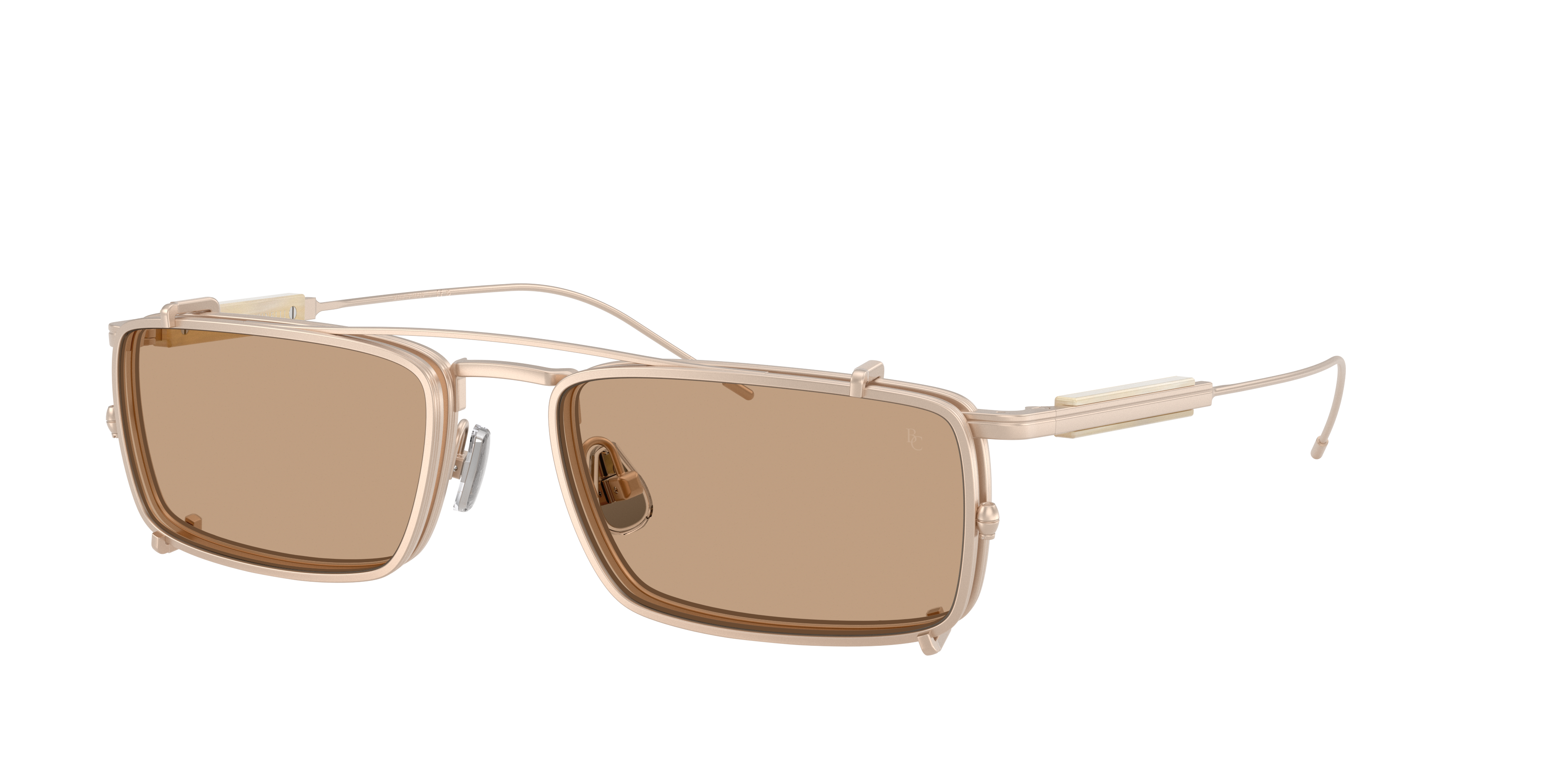 Brunello Cucinelli Man Sunglass BC2014ST -  Frame color: Oro Rosa, Lens color: Tortora