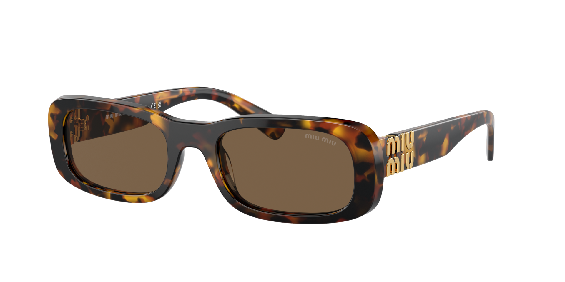 Miu Miu Femme Sunglass MU 08ZS - Couleur du Monture Havana Miel Couleur de Lentille Marron fonc 245 €