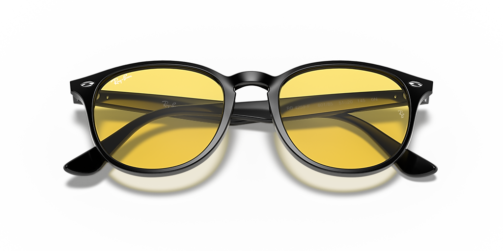 Ray-Ban RB4259 L (53 - 20) with Yellow lenses and Black frame