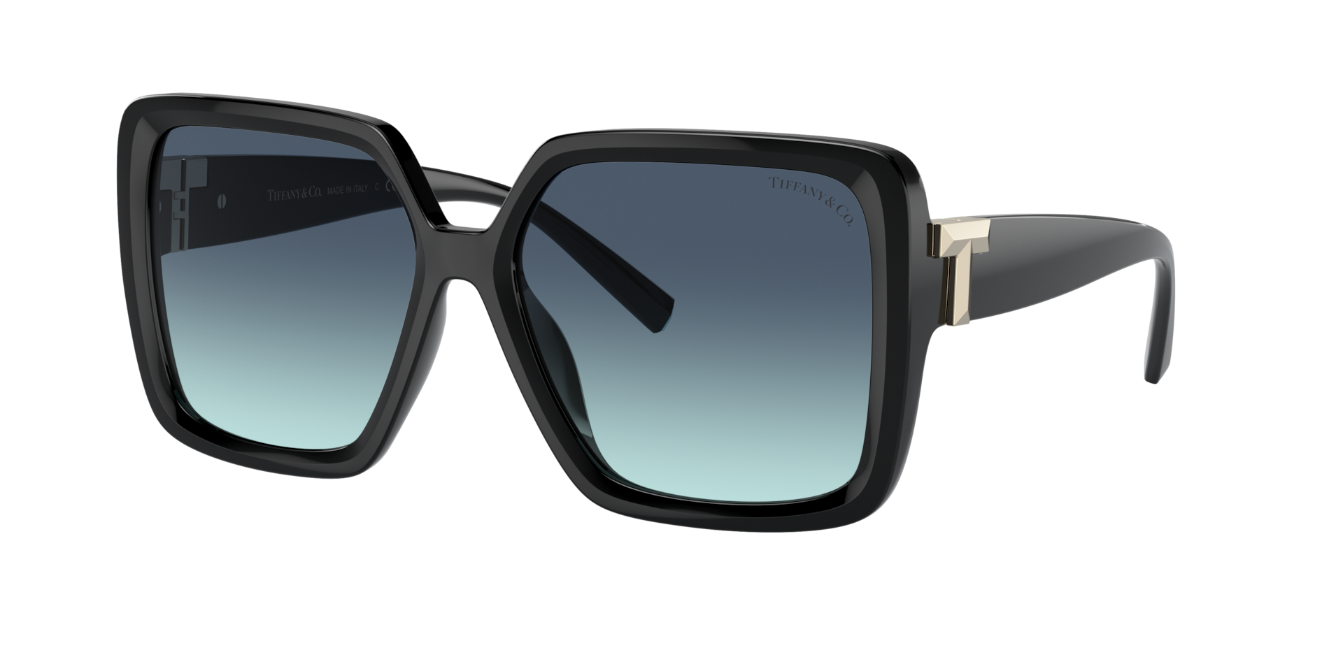 Tiffany & Co. Woman Sunglass TF4206U -  Frame color: Black, Lens color: Azure Gradient Blue