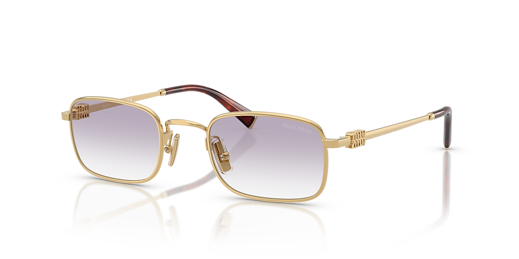 Miu Miu MU A53S S (49 - 22) with Grey lenses and Gold frame