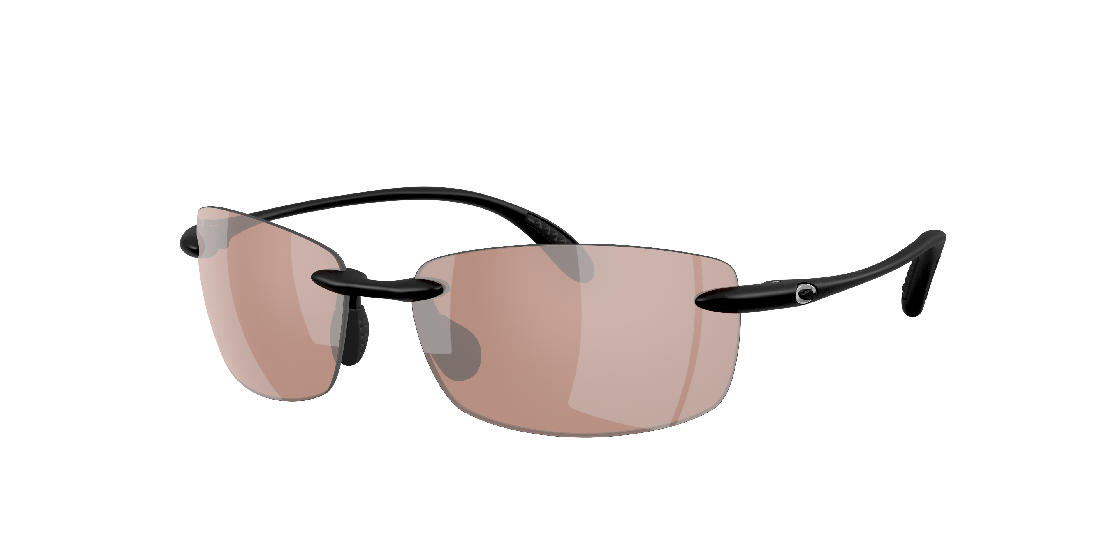 Costa Man Sunglass Ballast -  Frame color: Matte Black, Lens color: Copper Silver Mirror