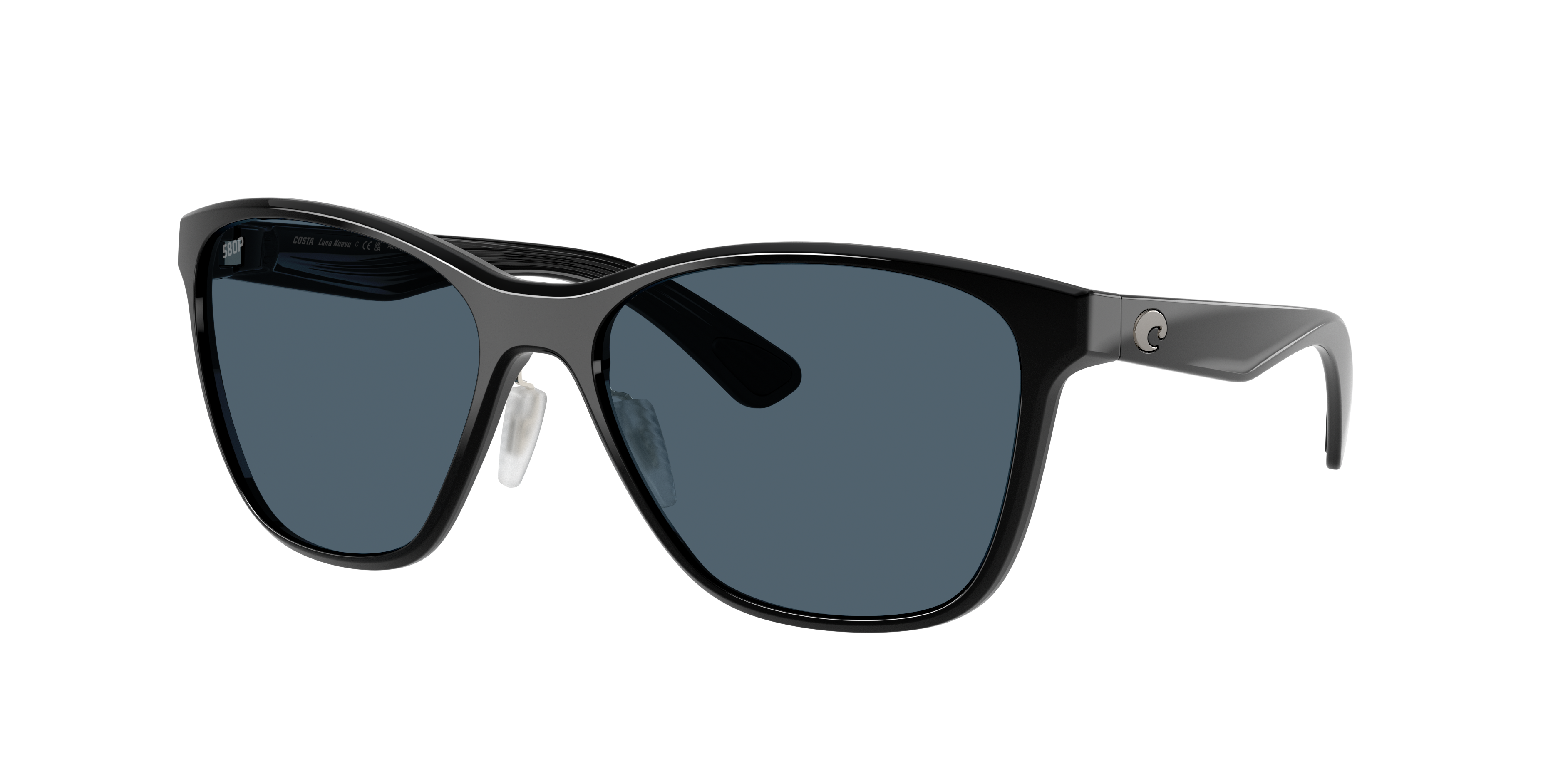 Costa Woman Sunglass Luna Nueva -  Frame color: Black, Lens color: Gray
