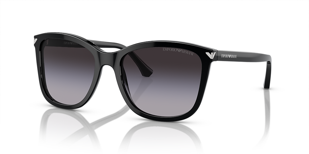 Emporio Armani EA4060 M (56 - 18) with Grey lenses and Black frame